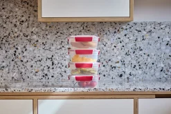 4 Petites Boîtes Alimentaires Rouges 1.1L Nest™ Lock