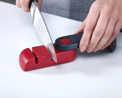 Aiguiseur à Couteau Pliant Rouge Rota™