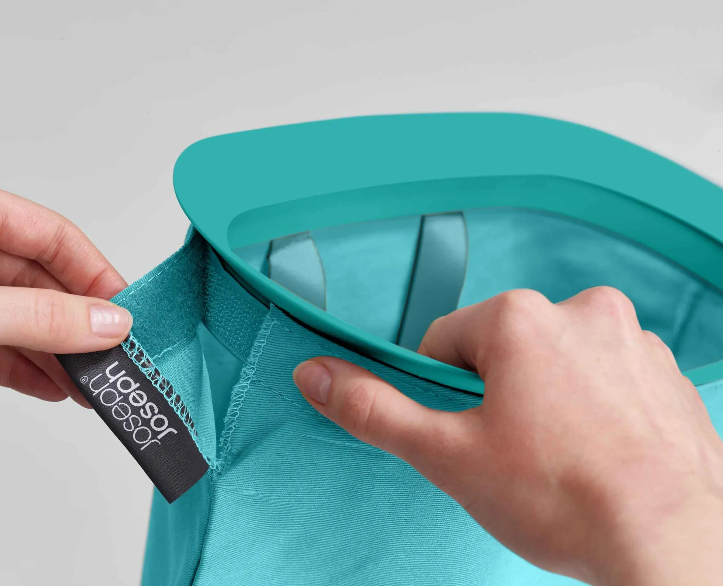 Bac à Linge Double Compartiment 60L Tota Pop Corail