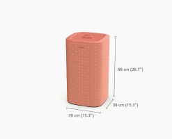 Bac à Linge Double Compartiment 60L Tota Pop Corail