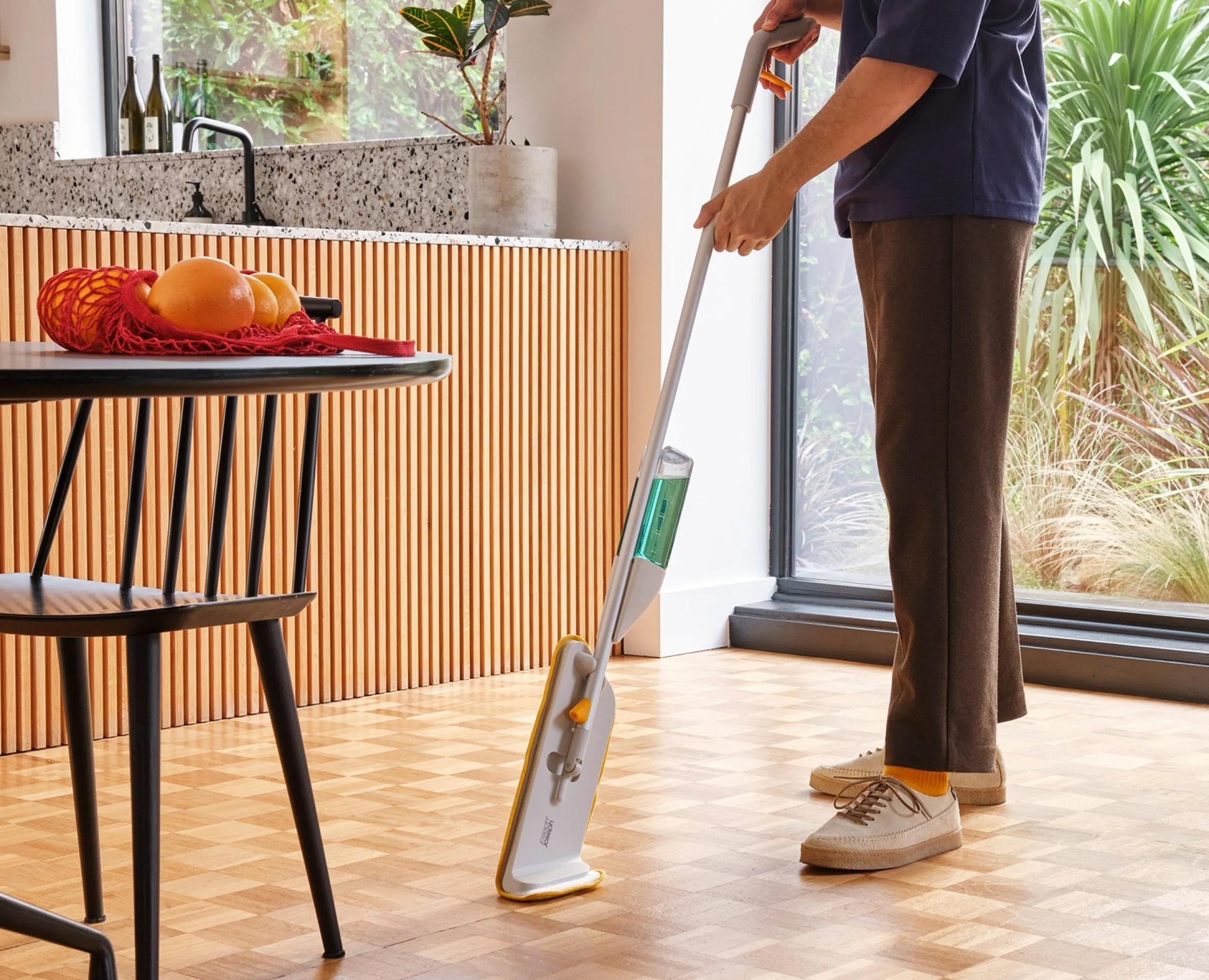 Balai Pulvérisateur avec Serpillère Microfibre CleanTech™