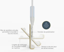 Balai Pulvérisateur avec Serpillère Microfibre CleanTech™