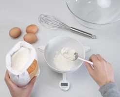 Balance Électronique Pliable en Blanc TriScale™