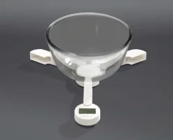 Balance Électronique Pliable en Blanc TriScale™