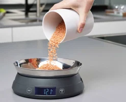 Balance Numérique de Cuisine en Gris 2-en-1 SwitchScale™
