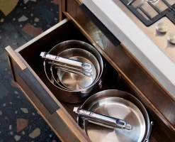 Batterie de Cuisine de 6 Pièces en Inox Space Steel