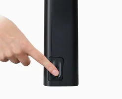 Bloc SlimBlock Noir avec 5 Couteaux de Cuisine Elevate™ et Aiguiseur