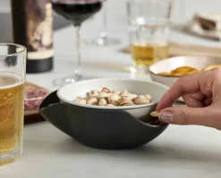 Bol de Service Gris Double-Dish™