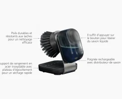 Brosse à Vaisselle à Paume avec Support SinkTech™