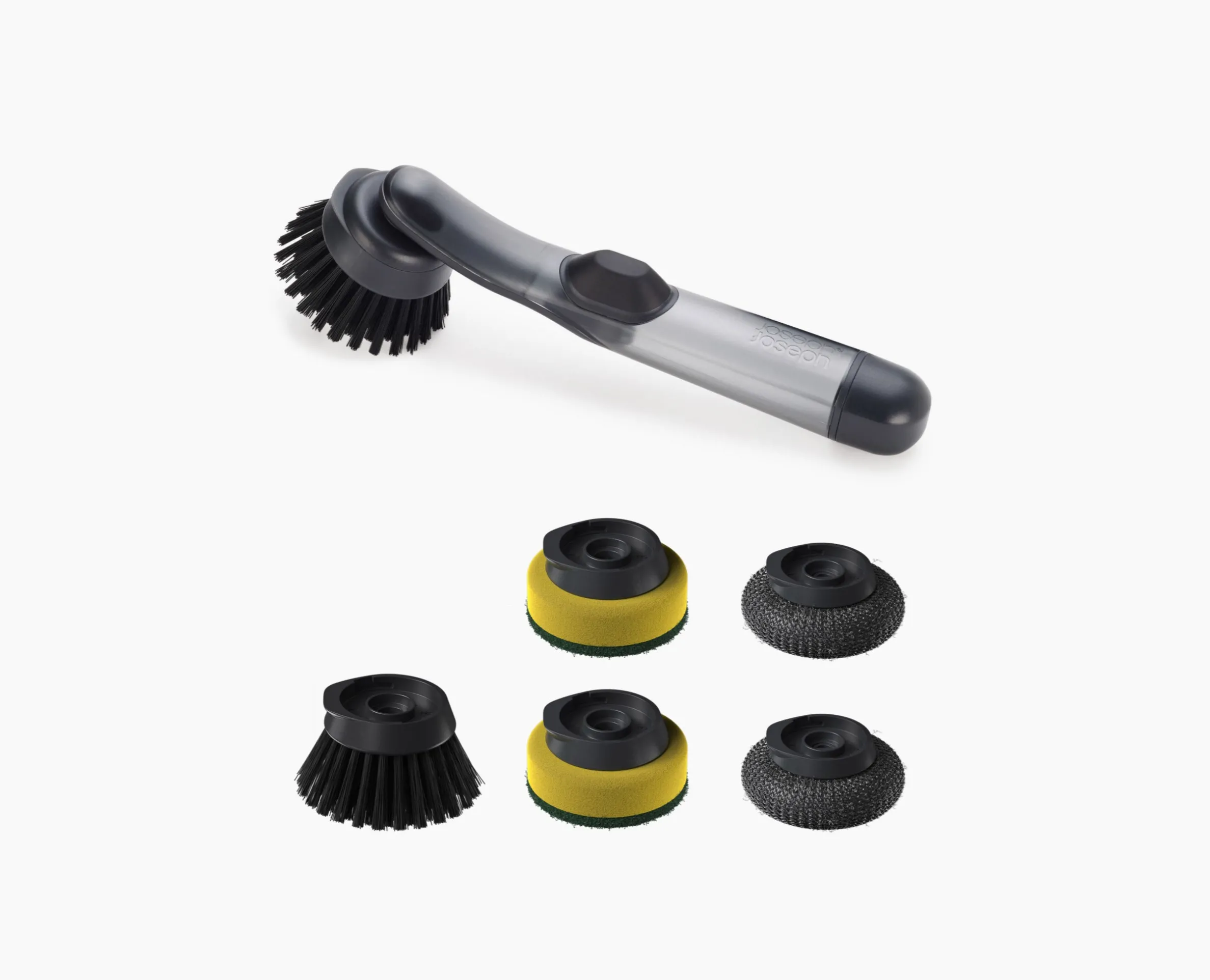 Brosse à Vaisselle avec Distributeur de Savon et 5 Rechanges SinkTech