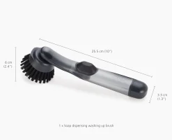 Brosse à Vaisselle avec Distributeur de Savon et 5 Rechanges SinkTech
