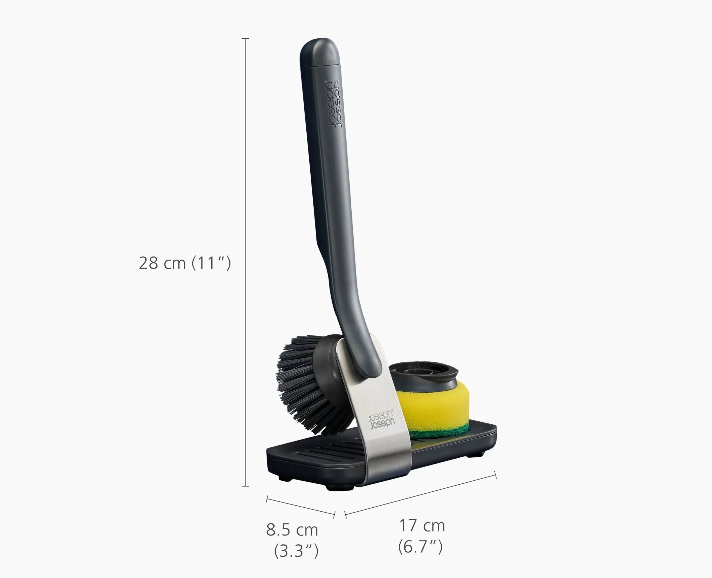 Brosse à Vaisselle avec Tête d'Éponge Interchangeables SinkTech™