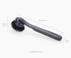 Brosse à Vaisselle avec Tête de Rechange et 4 Têtes Supplémentaires