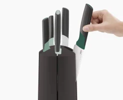 Carrousel de 5 Couteaux de Cuisine Verts Elevate™ - Éditions
