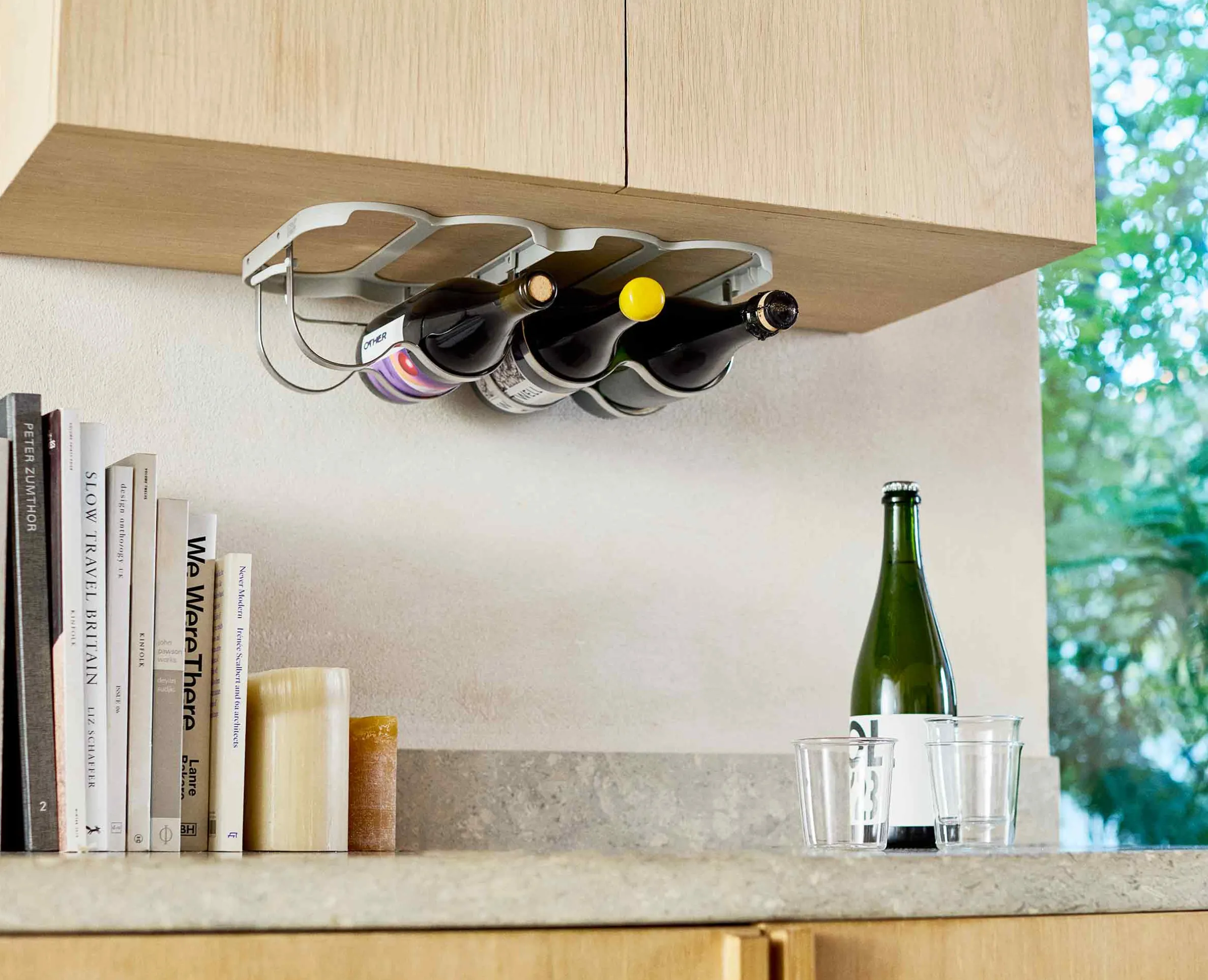 Casier à Vin Sous Étagère En Acier Inoxydable Cradle™
