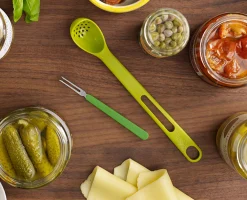 Cuillère et Fourchette 2-en-1 Vert Scoop&Pick™