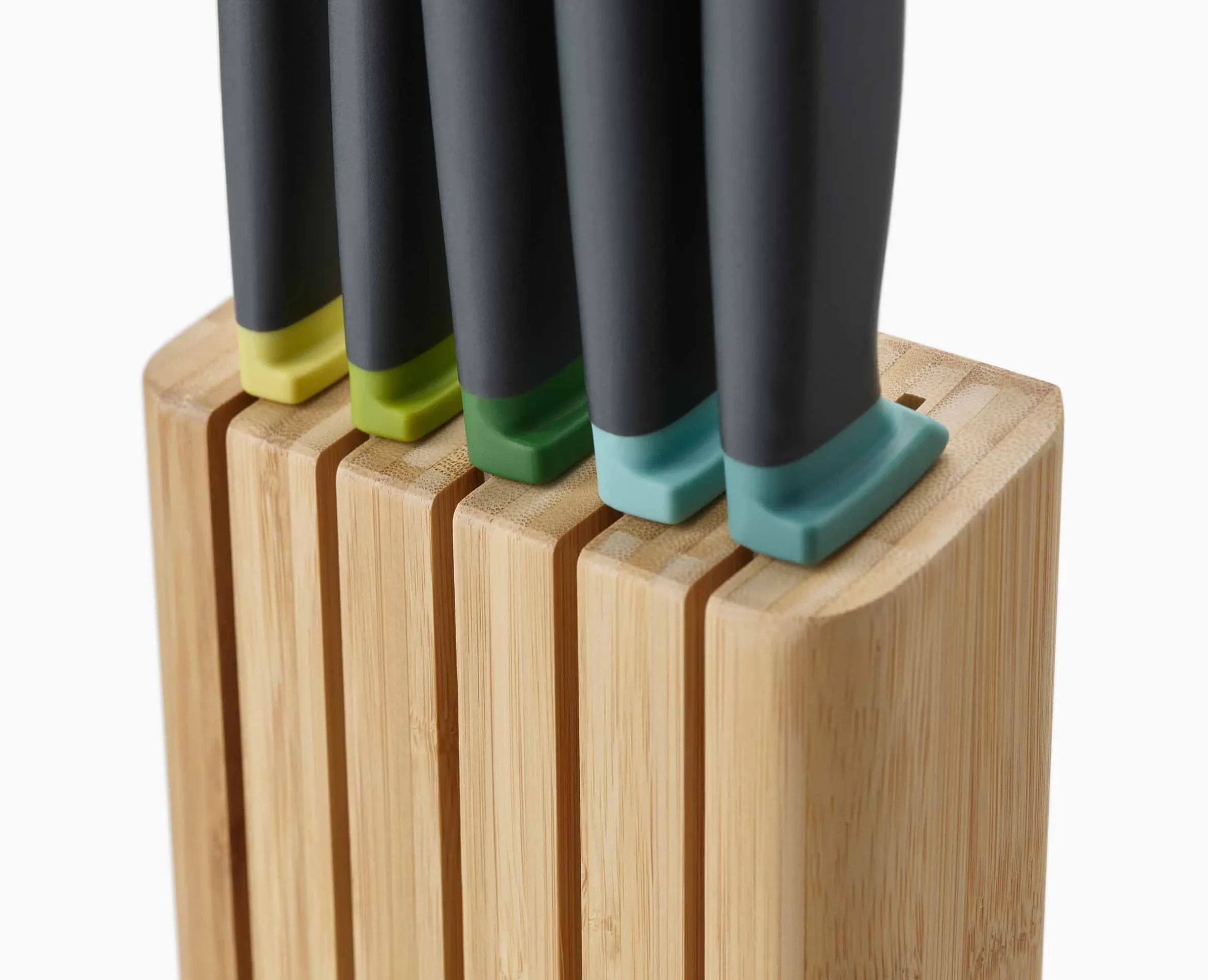Ensemble de 5 Couteaux de Cuisine Elevate™ avec Bloc en Bambou