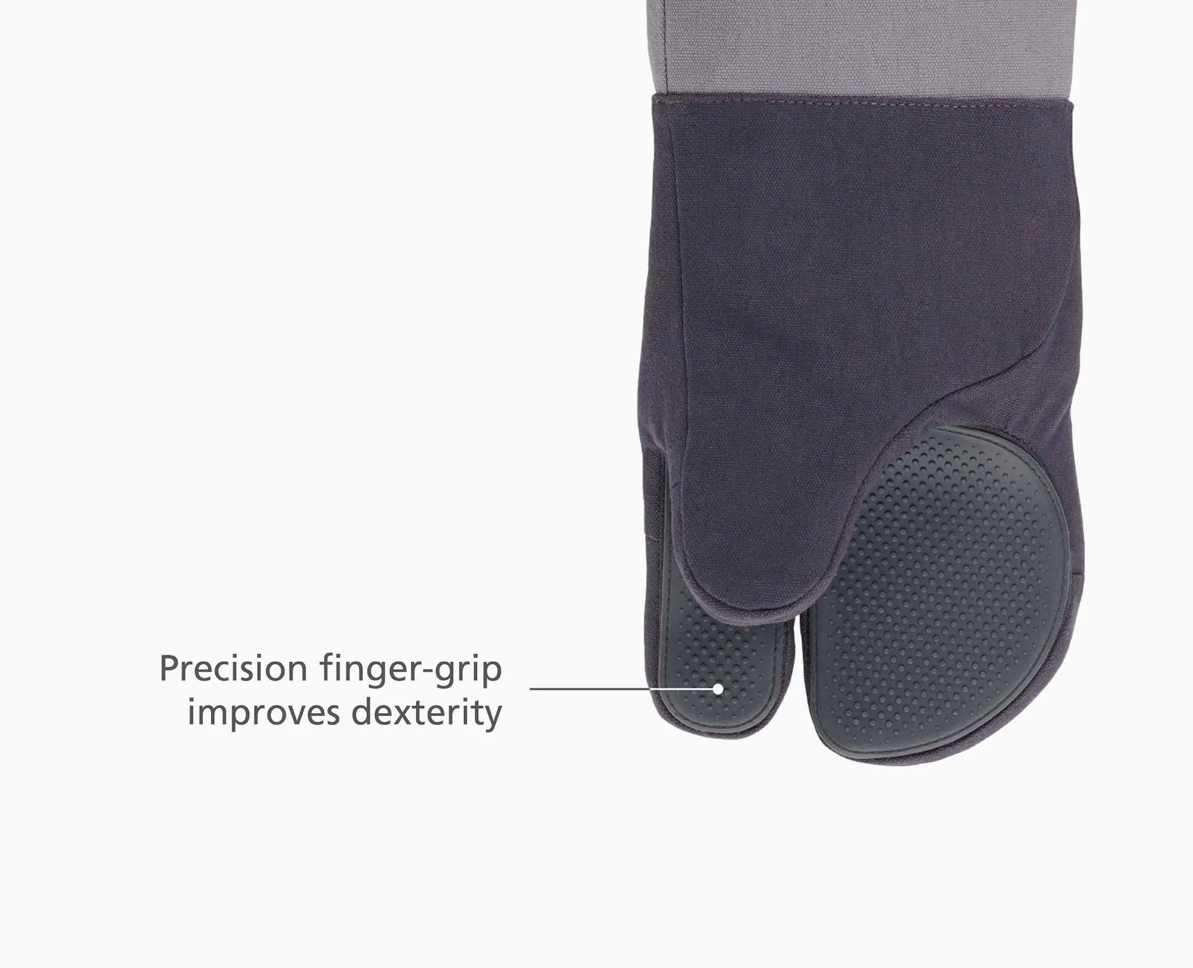 Ensemble de 2 gants de cuisine Pinch™ Easy-grip gris