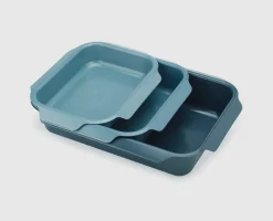 Ensemble de 3 plats à rôtir bleus Nest™ Oven