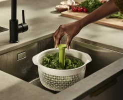 Essoreuse à Salade et Passoire 2-en-1 en Vert Spindola™