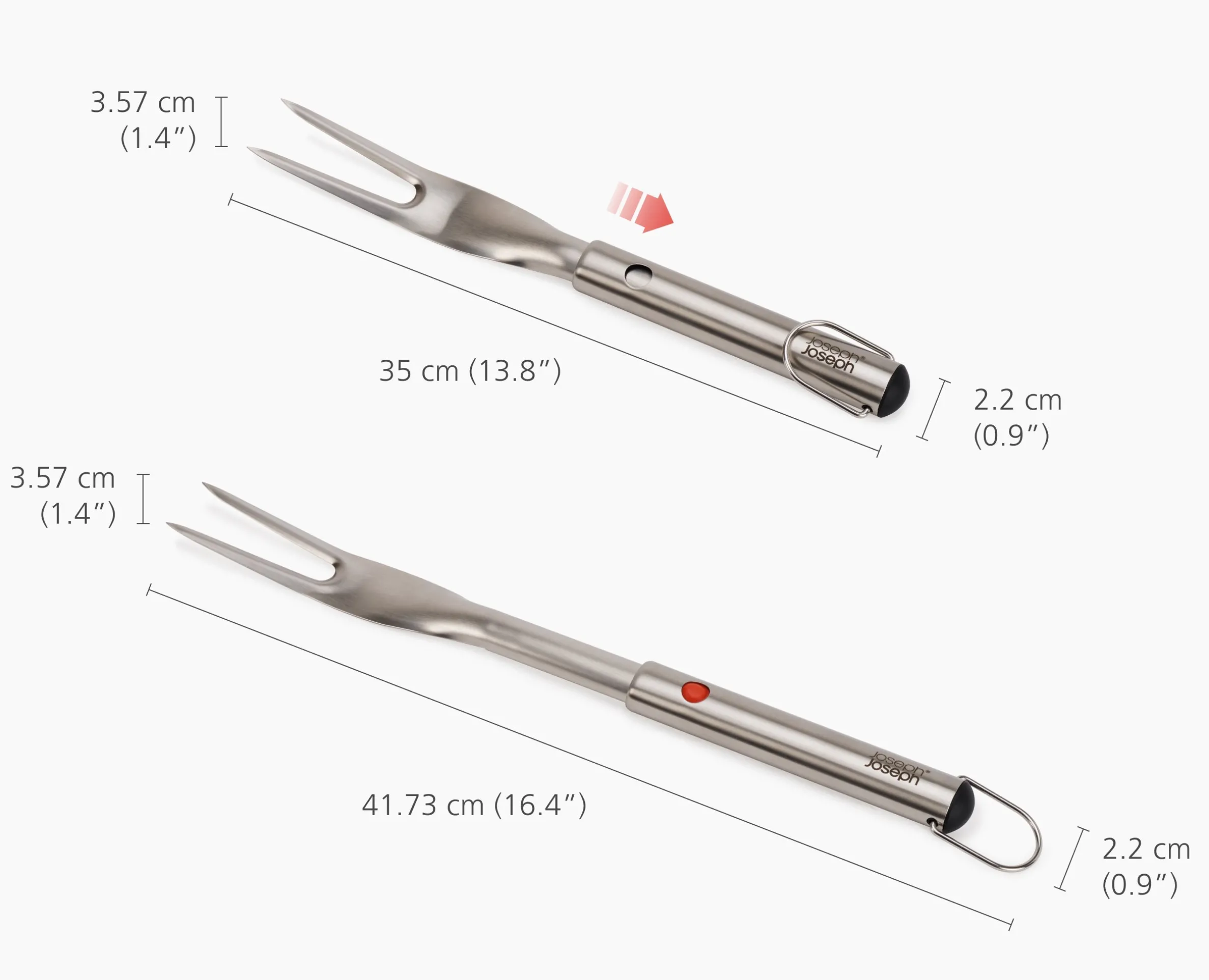Fourchette à Barbecue Rétractable en Inox GrillOut™