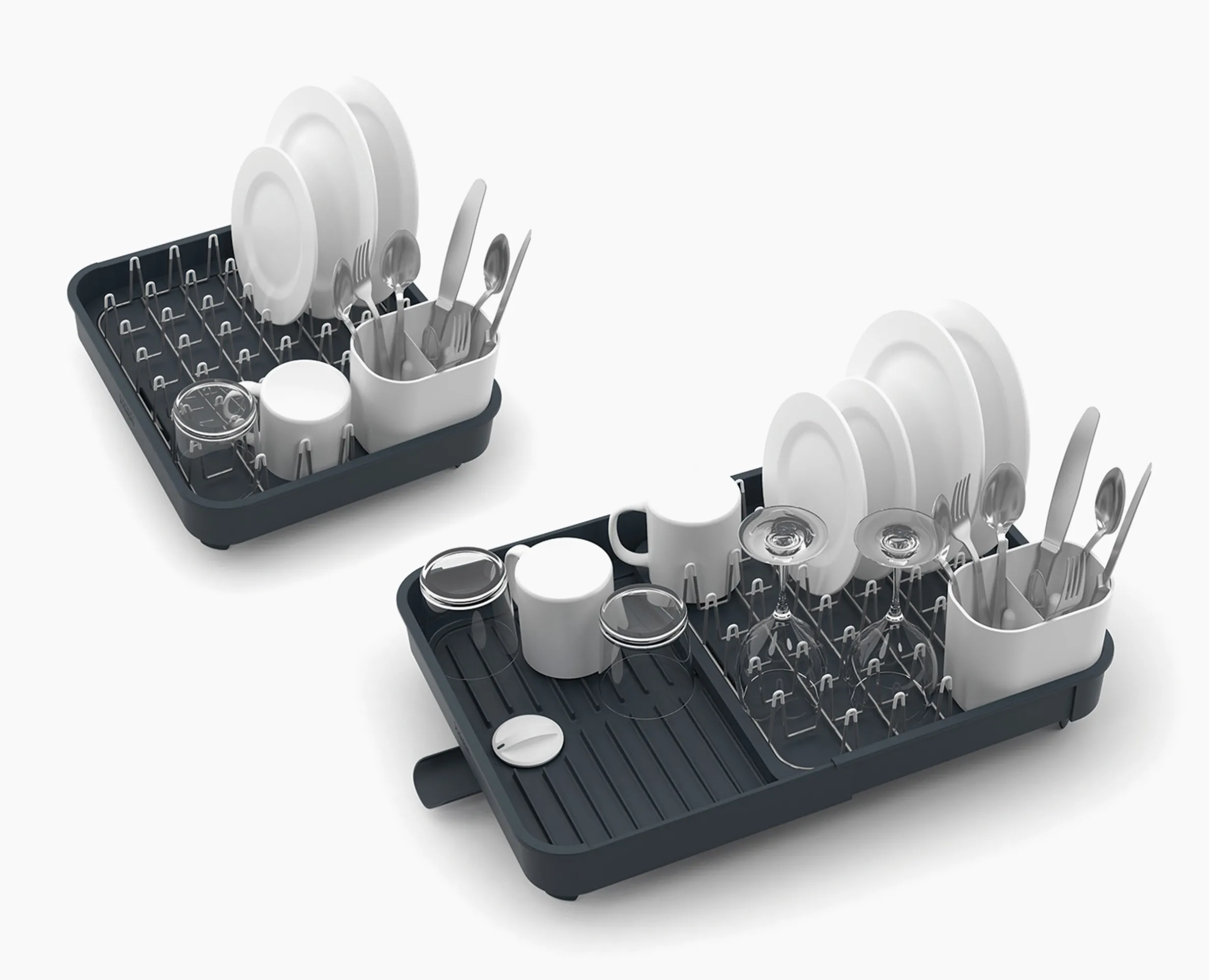 Égouttoir à vaisselle extensible gris Extend™