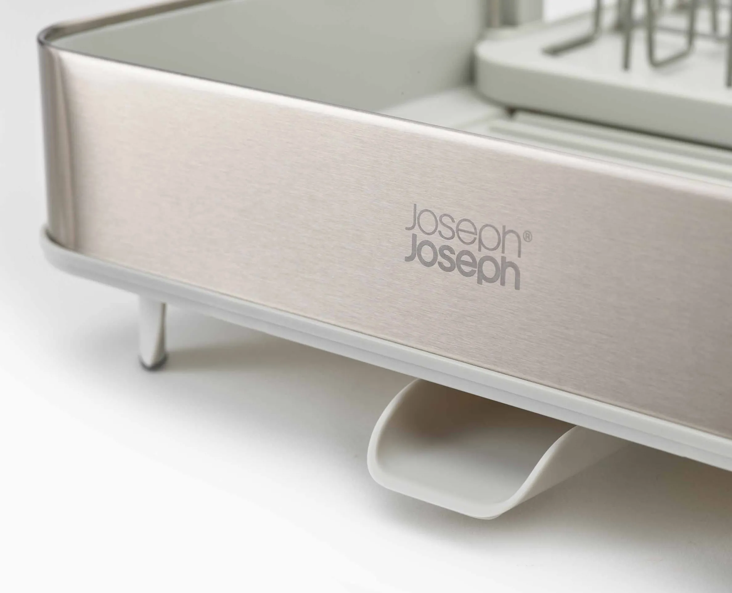 Égouttoir à vaisselle extensible en acier Extend™ couleur pierre