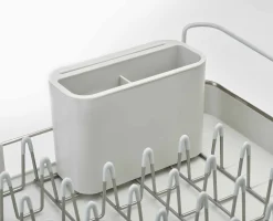 Égouttoir à vaisselle extensible en acier Extend™ couleur pierre