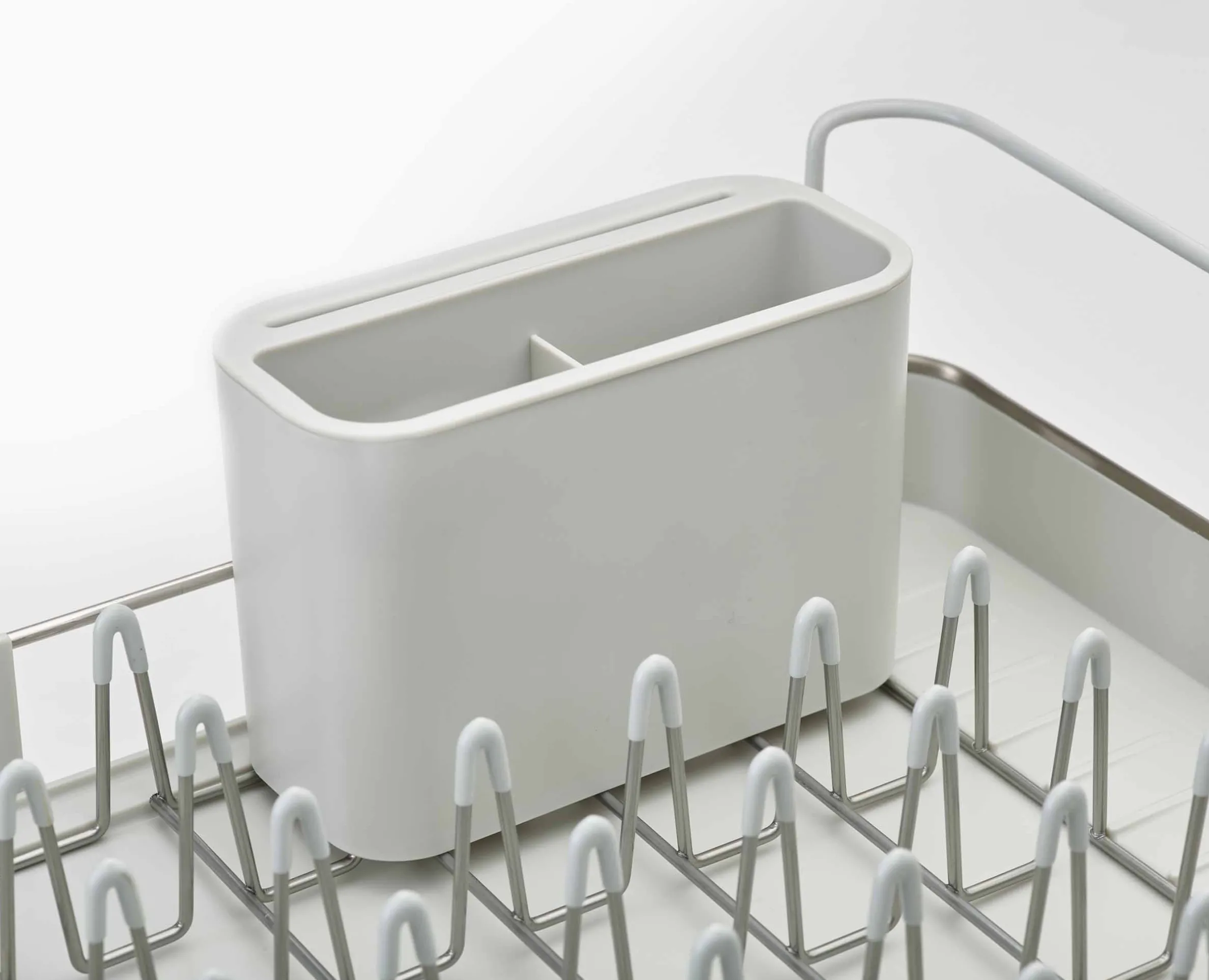 Égouttoir à vaisselle extensible en acier Extend™ couleur pierre