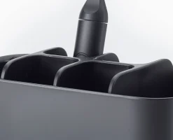 Grand Porte Brosses à Dents Noir Mat EasyStore™