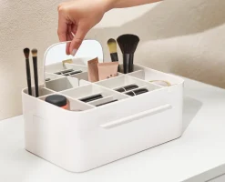 Grand Rangement Maquillage Avec Miroir Viva