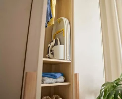 Grande Planche à Repasser de Table Pliante 110cm Écru Pocket Max