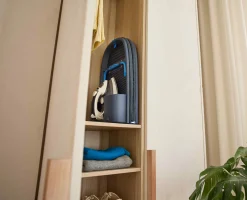 Grande Planche à Repasser de Table Pliante 110cm Bleu Pocket Max Plus