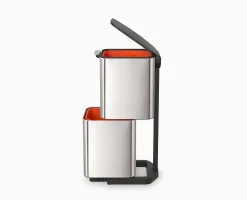 Kit de démarrage poubelle de tri sélectif en acier inoxydable Totem Compact 40L
