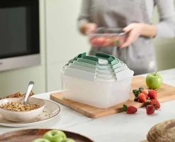 Lot de 5 Boîtes de Conservation Compactes Plastique en Vert Nest™ - Éditions
