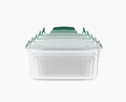 Lot de 5 Boîtes de Conservation Compactes Plastique en Vert Nest™ - Éditions