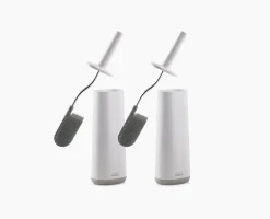 Lot de 2 Brosses de Toilettes Flex™ Grises