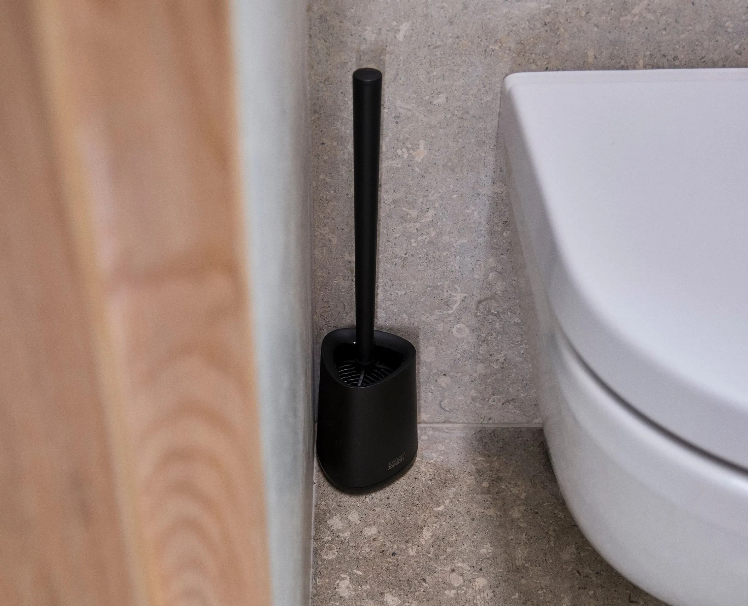 Lot de 2 brosses de toilettes Flex™ 360 Lite noir mat