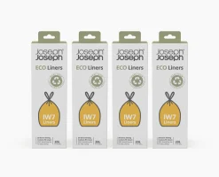 Lot de 4 sacs poubelles recyclés gris IW7 20L