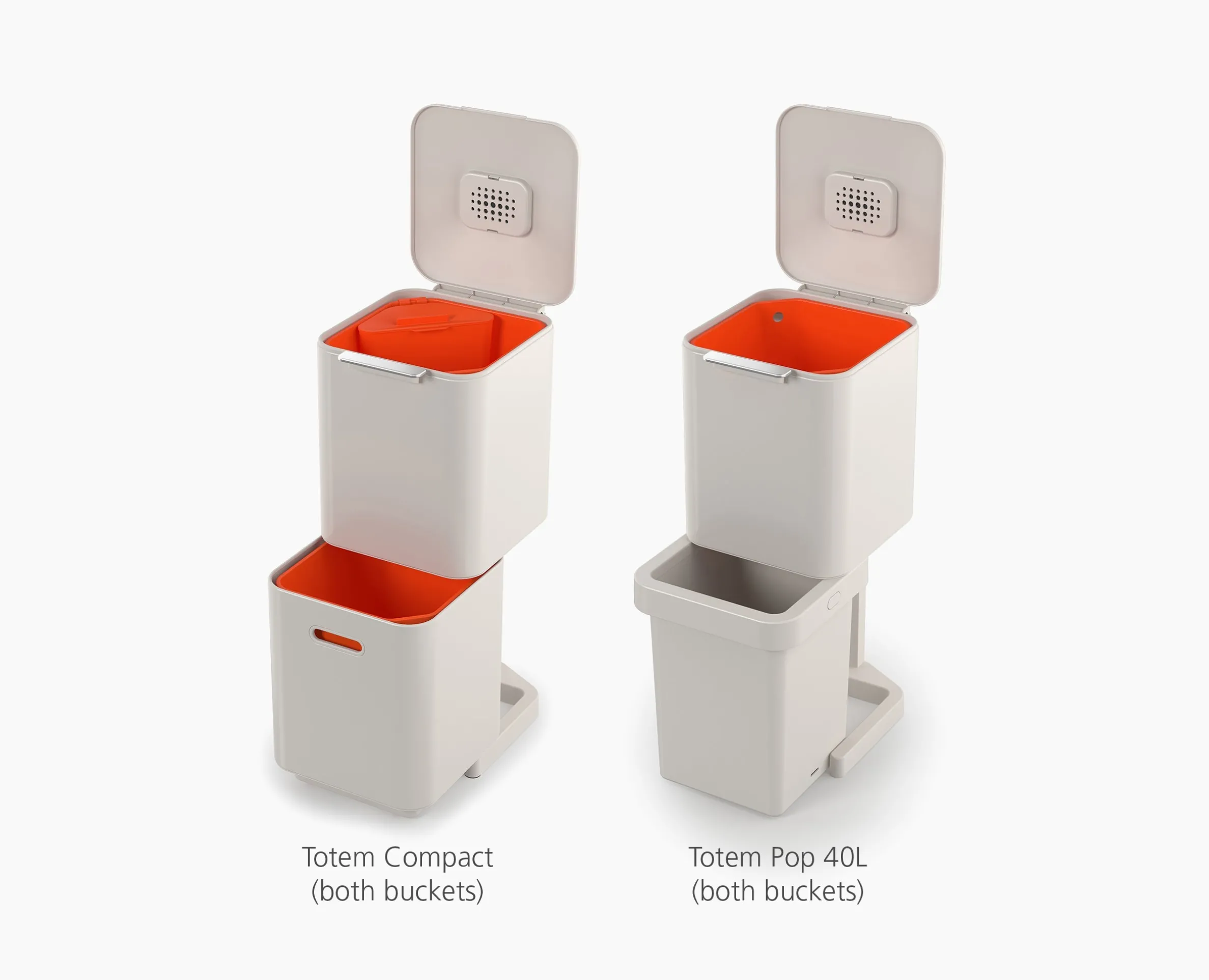 Lot de 4 sacs poubelles recyclés gris IW7 20L