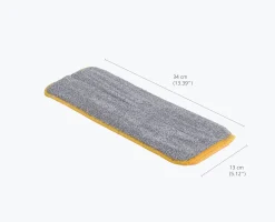 Lot de 2 Tampons en Microfibre de Rechange pour Balai UltraClean