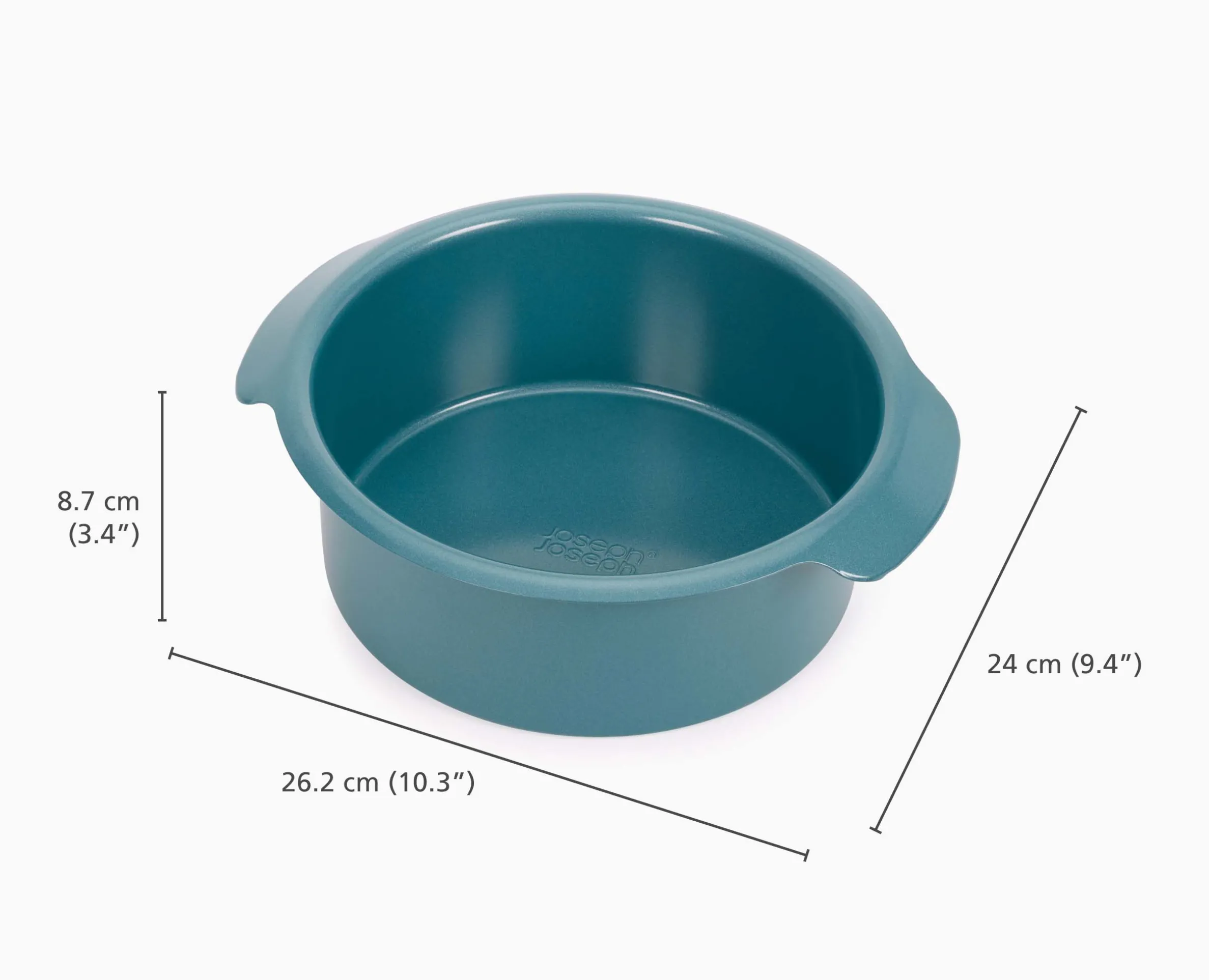 Moule à gâteau rond antiadhésif bleu Nest™ Bake, 20 cm