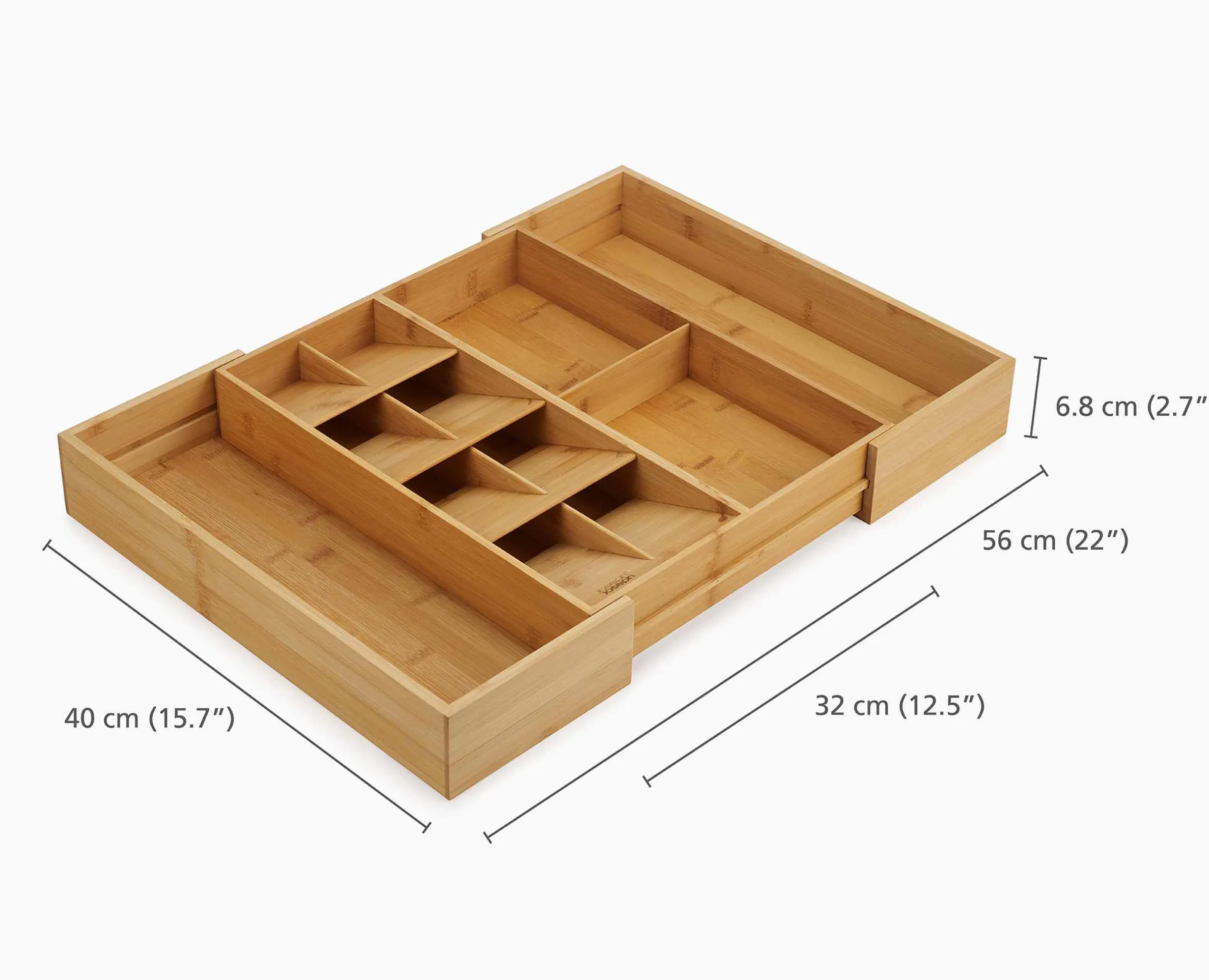 Organisateur de Couverts Extensible Bambou DrawerStore™