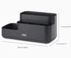 Organisateur de Salle de Bain Noir Mat EasyStore™