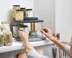 Organisateur Rotatif à 2 Niveaux pour Placard de Cuisine CupboardStore™