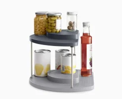 Organisateur Rotatif à 2 Niveaux pour Placard de Cuisine CupboardStore™