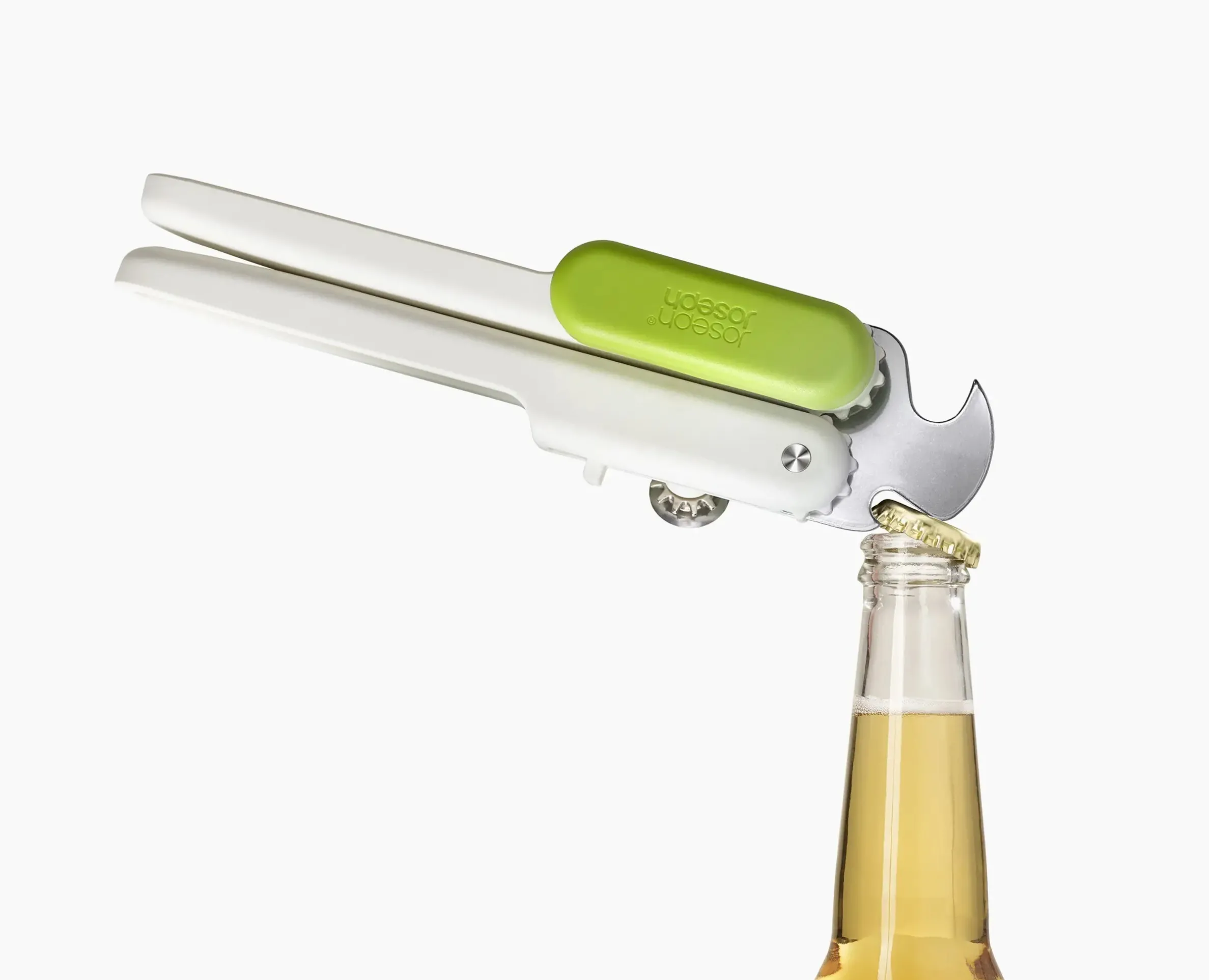 Ouvre-boîte de Conserve 3-en-1 Blanc Pivot™