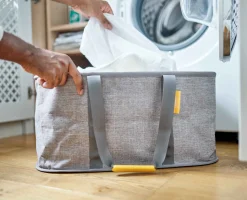 Panier à Linge Pliable Gris 35L Hold-All™