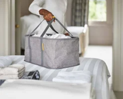 Panier à Linge Pliable Gris 35L Hold-All™