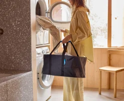 Panier à Linge Pliable 35L Noir Hold-All™